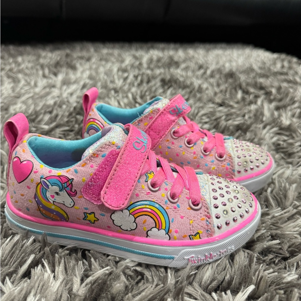 Sketcher Twi Lites Sneakers Little Girl 11 Y